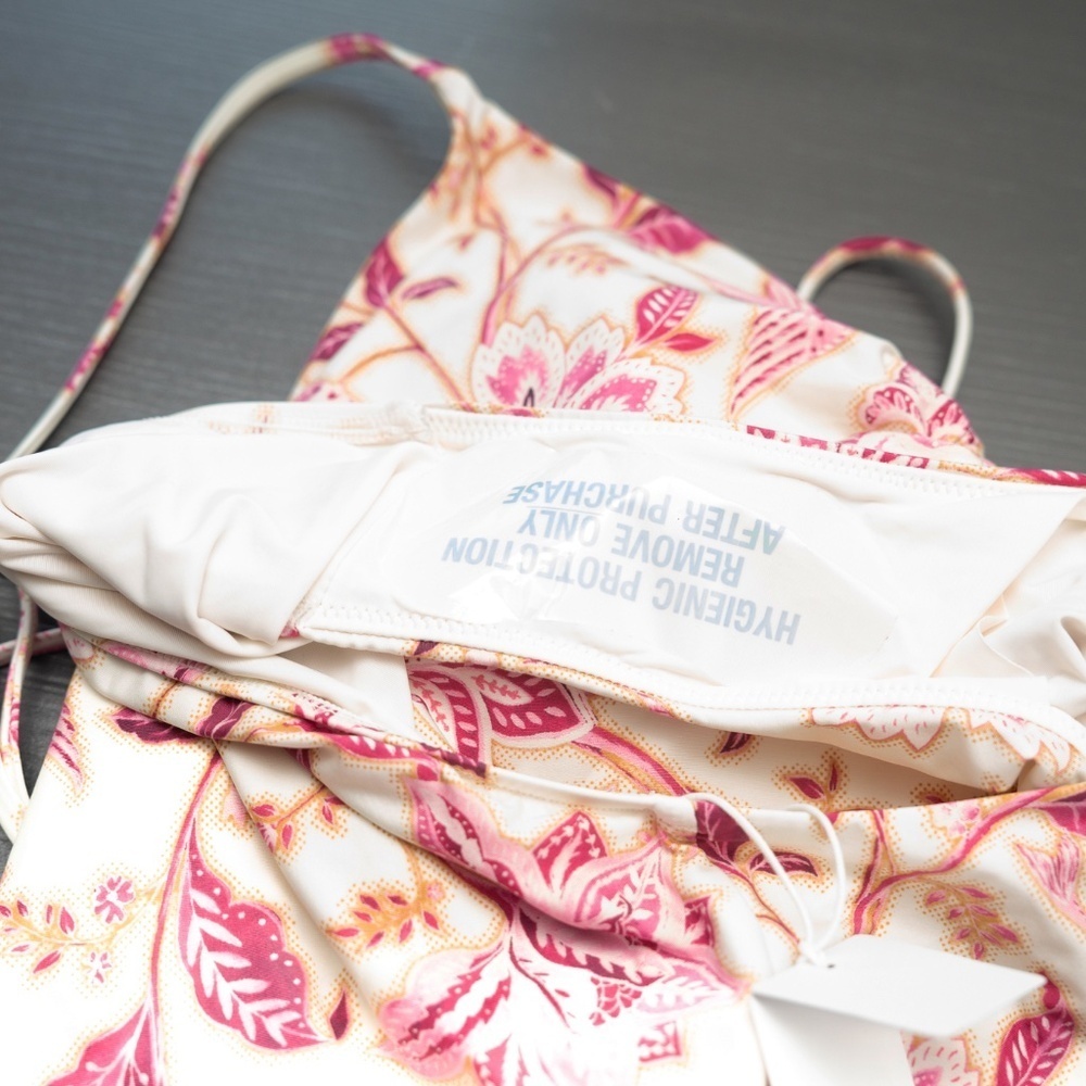 Seafolly Floral Drawstring Keyhole One Piece Swimsuit - Picture 6 of 11
